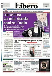 LIBERO DEL 28 FEBBRAIO 2010
