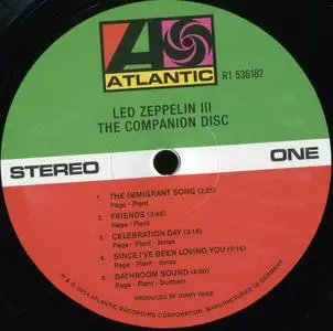 Led Zeppelin - Led Zeppelin III (1970) [2LP Deluxe Edition, Vinyl Rip 16/44 & mp3-320 + DVD] Re-up