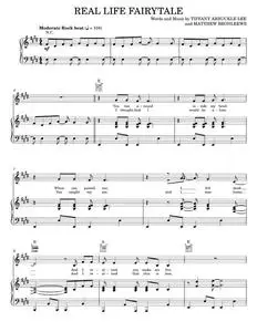 Real Life Fairytale - Brayden and Jordan Plumb (Piano-Vocal-Guitar)
