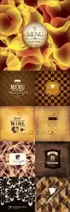 Vector - Menu list in stock