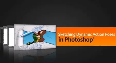 Sketching Dynamic Action Poses in Photoshop