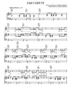 Can I Get It - Adele (Piano-Vocal-Guitar)