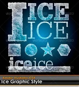 GraphicRiver Ice Illustrator Graphic Style