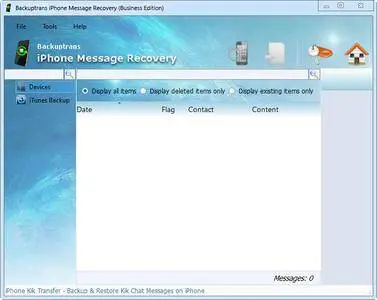 Backuptrans iPhone Message Recovery 3.1.24 Business Edition