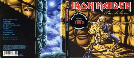 Iron Maiden - The Studio Collection, Part 1 (Box Set 4 CD, 1980-1983, Remastered 2015) (2018)