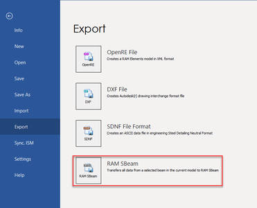 RAM Elements CONNECT Edition V16 Update 5