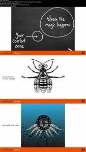 Adobe Illustrator Bite-size: Create an octopus using brushes