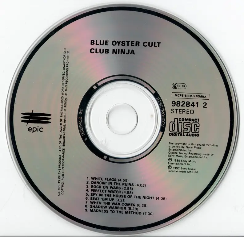 Blue Öyster Cult Club Ninja 1985 1992 Reissue Avaxhome