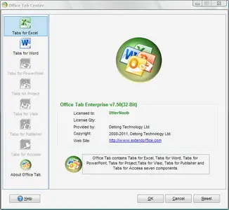 Office Tab Enterprise 7.50 + Rus