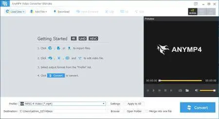 AnyMP4 Video Converter Ultimate 7.2.38 Multilingual + Portable