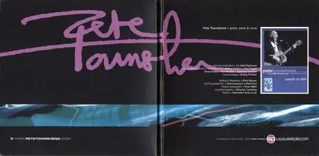 Pete Townshend - Live > La Jolla Playhouse 2001, June 23 (2001) {2CD Set Eel Pie EPR015-1/2}