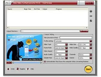 Plato Video To iPod Converter v3.73