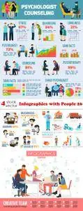 Vectors - Infographics with People 26