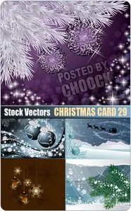 Christmas card 29 - Stock Vector