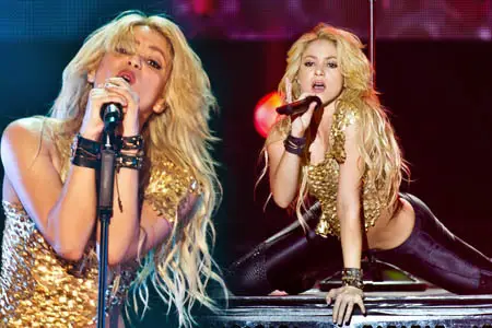 Shakira - Bercy POPB concert hall in Paris 6-13-11