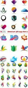 Vectors - Abstract 3D Logo Set 5