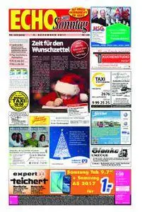 Echo zum Sonntag - 03. Dezember 2017