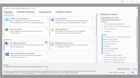 Microsoft Visual Studio 2019 v16.2.3 Multilingual