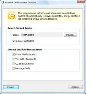 Outlook Email Address Extractor v1.8