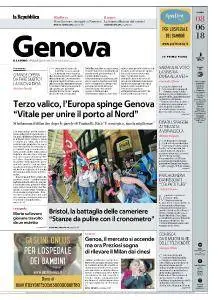 la Repubblica Genova - 8 Giugno 2018