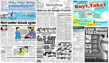 Philippine Daily Inquirer – July 11, 2008