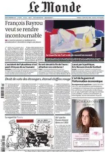 Le Monde du Jeudi 8 Décembre 2011