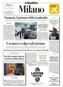 la Repubblica Milano - 28 Dicembre 2021