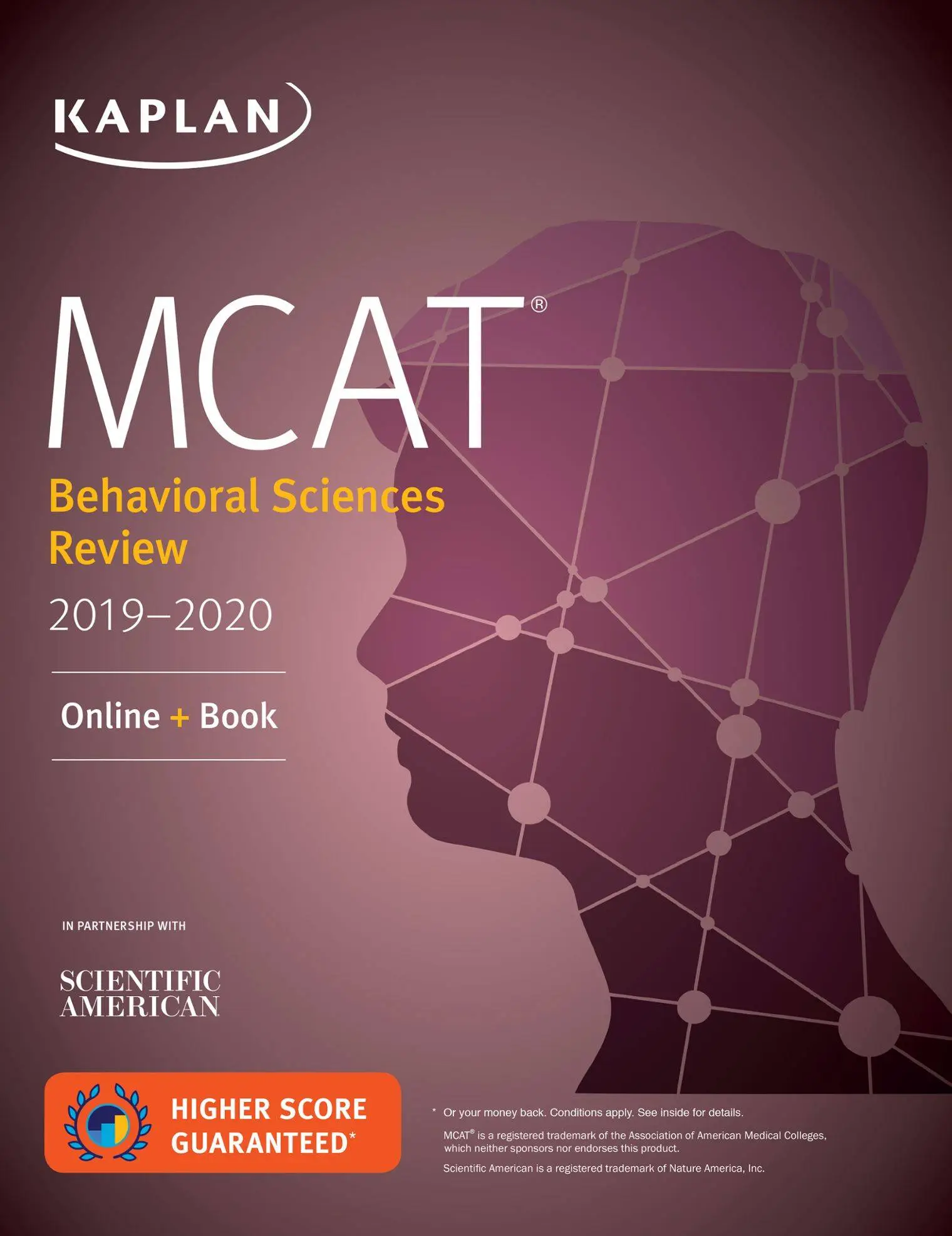 MCAT Behavioral Sciences Review 2019-2020: Online + Book (Kaplan Test ...