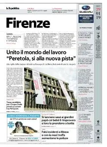 la Repubblica Firenze - 29 Gennaio 2019