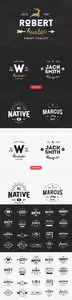 20 Vintage Logos and Badges Vol 01