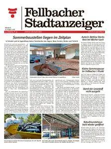 Fellbacher Stadtanzeiger - 15. August 2018