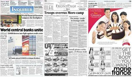 Philippine Daily Inquirer – September 19, 2008