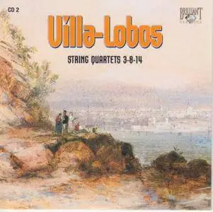 Heitor Villa-Lobos - Complete String Quartets - Cuarteto Latinoamericano (2004) {6 CD Brilliant Classsics 6634 rec 1994-2000}