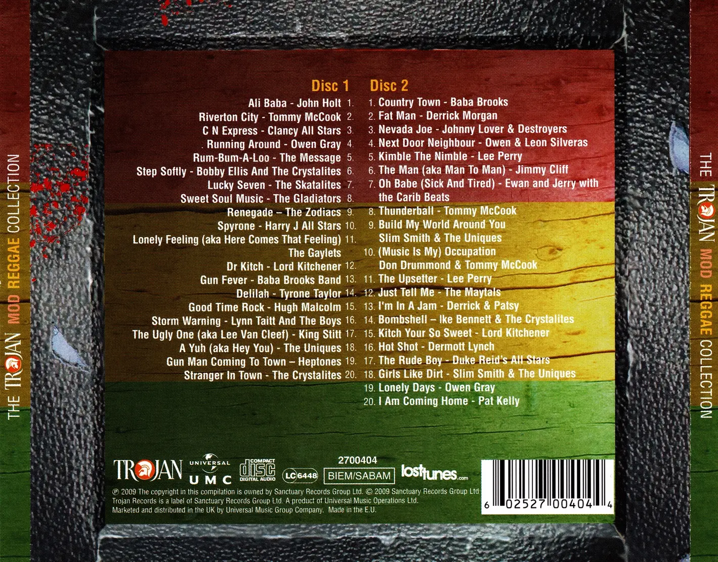 Various Artists - The Trojan Mod Reggae Collection (2009) {2CD Set, Trojan–Sanctuary 2700404 rec 1960-1970} (Item 2of7)