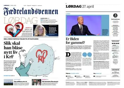 Fædrelandsvennen – 27. april 2019