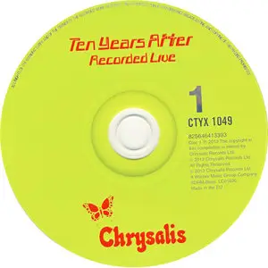 Ten Years After - Recorded Live (1973) [2013, Chrysalis, 825646413393]