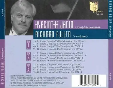 Richard Fuller - Hyacinthe Jadin: Complete Sonatas for Fortepiano (2005) 3 CD Set [Re-Up]