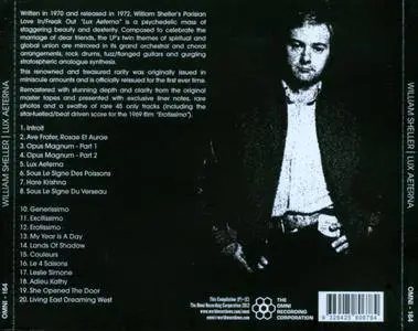 William Sheller - Lux Aeterna (1972) {2012 Remastered & Expanded Omni Recordings OMNI-164}
