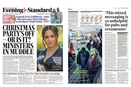 London Evening Standard – December 02, 2021