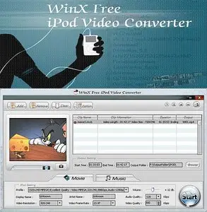 WinX iPod Video Converter 3.6 + Portable