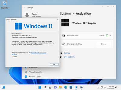 Windows 11 22H2 Build 22621.382 Aio 14in1 (No TPM Required) Multilingual Preactivated