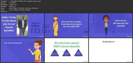 Toefl Ibt (26+) Complete Preparation Course!
