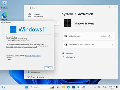 Windows 11 AIO 16in1 23H2 Build 22631.4037 (No TPM Required) Preactivated August 2024