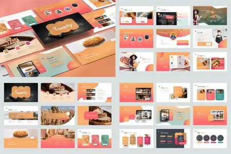 Toasty Google Slides Presentation Templates [Light   Dark]