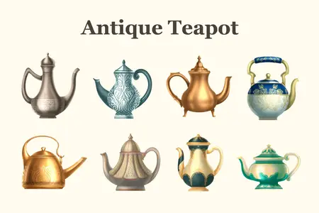 EE - Antique Teapot 4RHKQE2