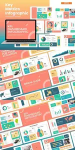 Key Metrics Infographic - Powerpoint Template