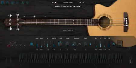 Ample Sound Acoustic Bass ABA v4.0.1 WiN macOS