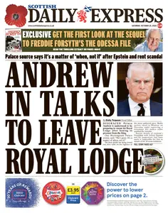 Scottish Daily Express - 25 October 2025