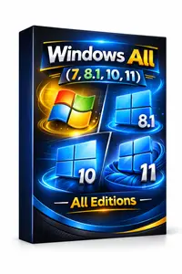 Windows All (7, 8.1, 10, 11) All Editions (x64) With Updates AIO 51in1 April 2026 Preactivated