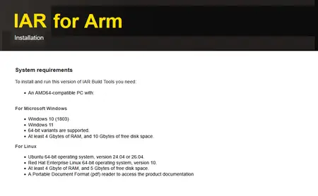 IAR Embedded Workbench for ARM version 10.10.2